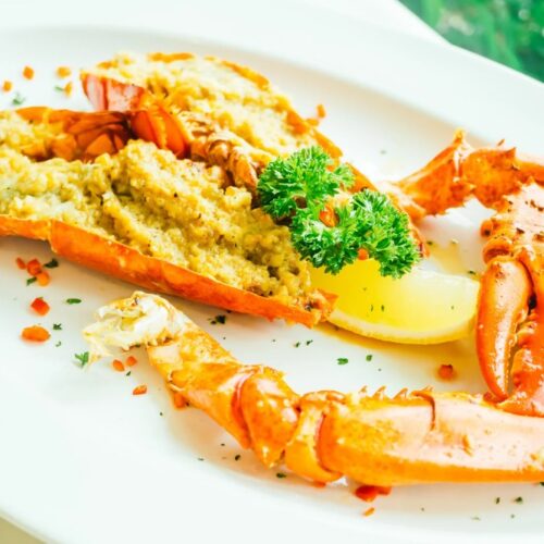 Easy Baked Lobster Tails with Garlic Herb Butter (A 20-Minute Recipe)