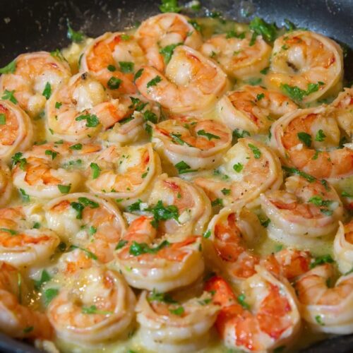 Easy Healthy Shrimp Scampi (Easy 15-Minute Recipe)
