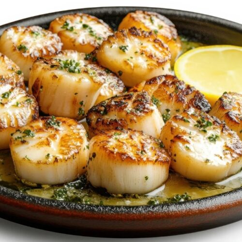Perfect Pan-Seared Scallops with Lemon Garlic Butter