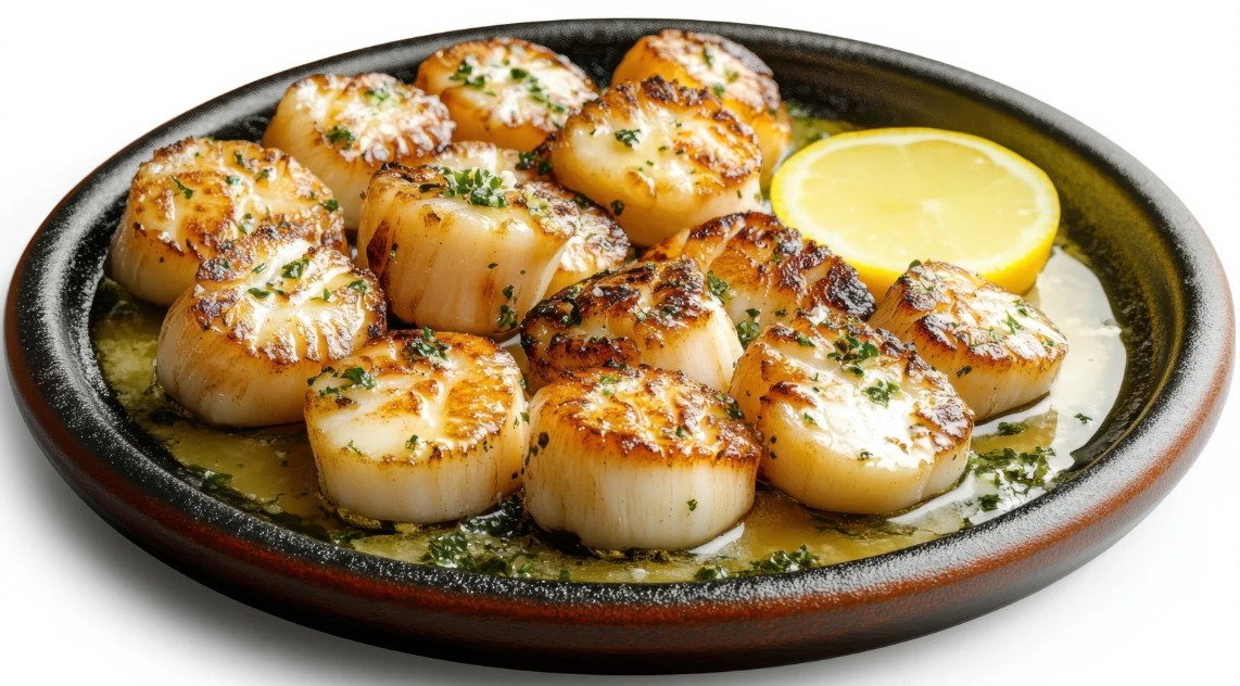 Perfect Pan-Seared Scallops with Lemon Garlic Butter