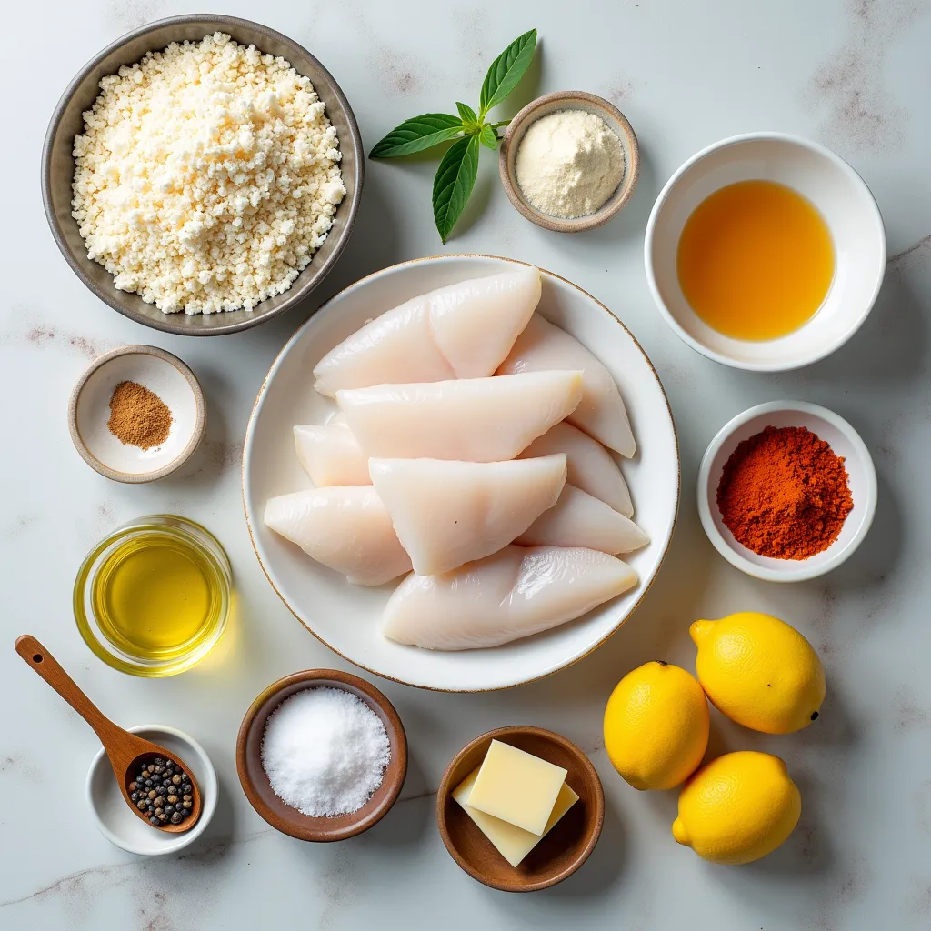 Best Crispy Baked Fish (Easy & Healthy Fish Batter) (ingredients)