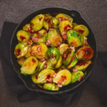 Crispy Roasted Brussels Sprouts with Balsamic & Honey