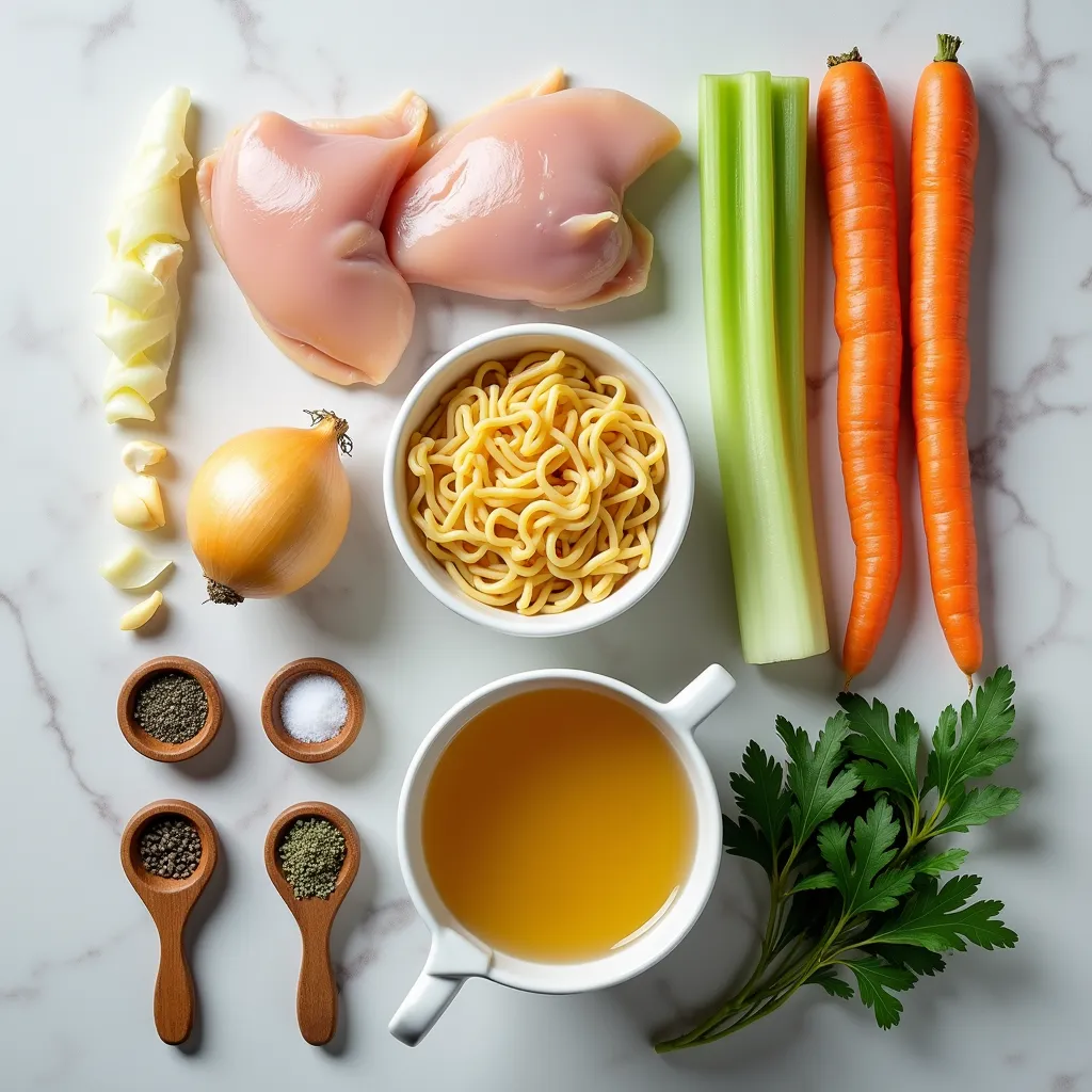 Crockpot Chicken Noodle Soup recipe (ingredients)