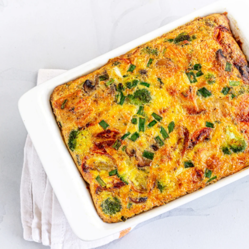 Easy Christmas Breakfast Casserole (Sausage & Egg)