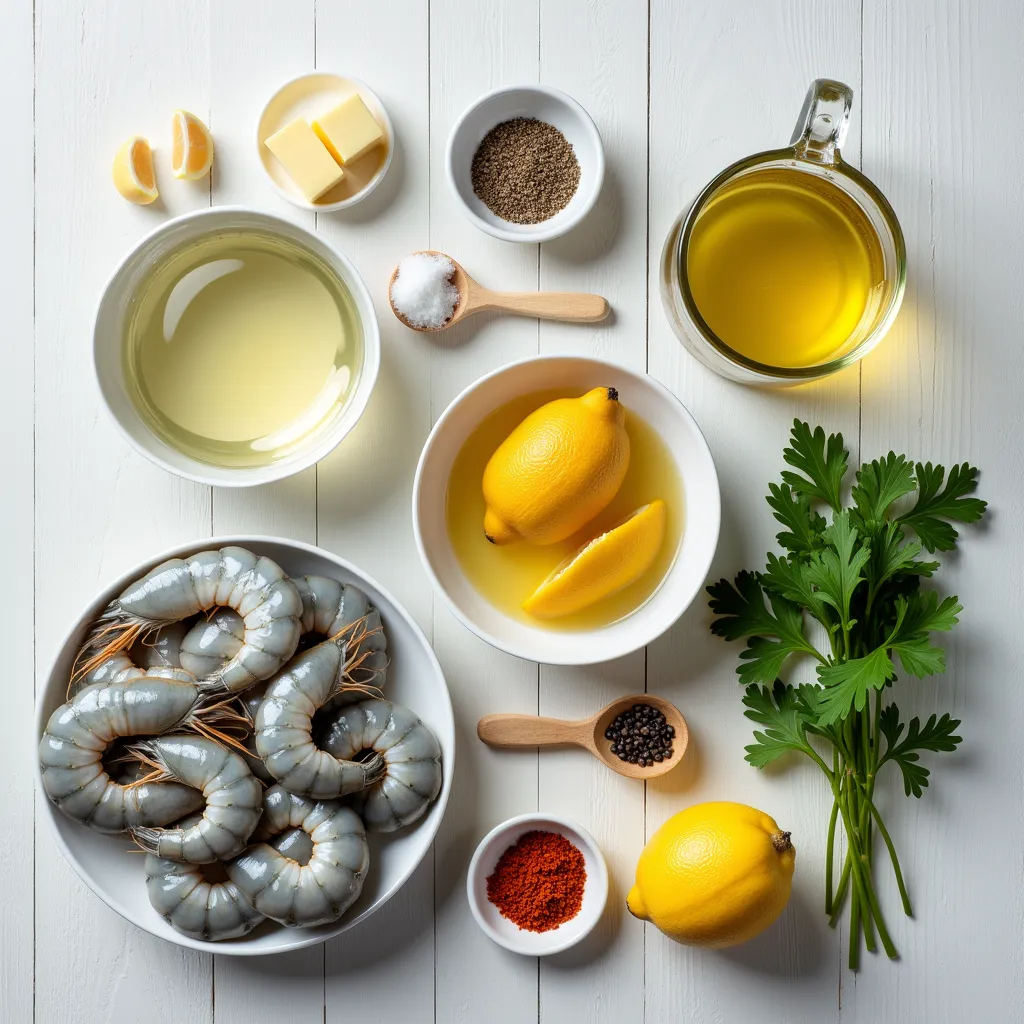 Easy Healthy Shrimp Scampi (Easy 15-Minute Recipe) ingredients