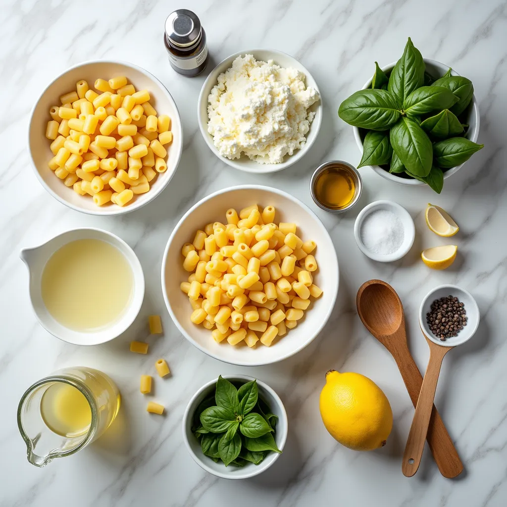 Easy One-Pot Lemon Ricotta Pasta (A 20-Minute Dinner) ingredients