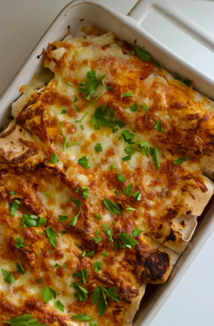 Easy Sweet Potato Black Bean Enchilada Skillet