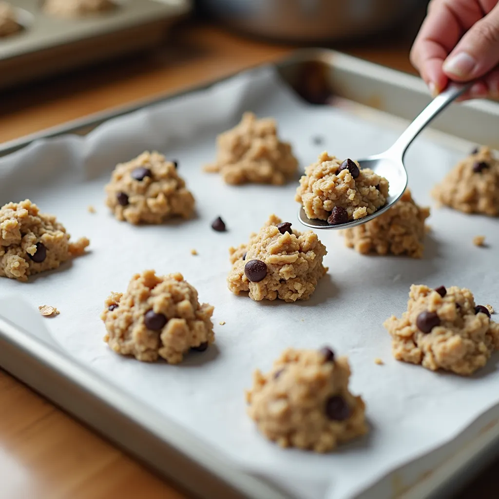 Healthy Breakfast Banana Oatmeal Cookies (3-Ingredient Recipe) processing