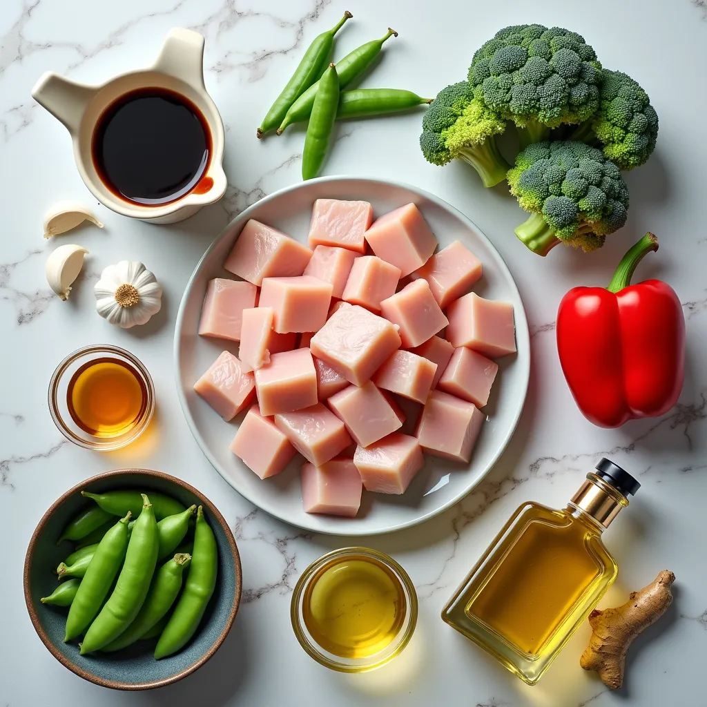 Healthy Chicken Stir Fry (20-Minute Recipe) ingredients