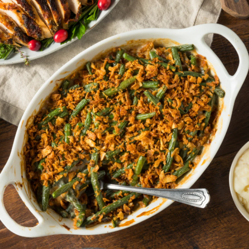Healthy Green Bean Casserole (Fresh & Creamy)