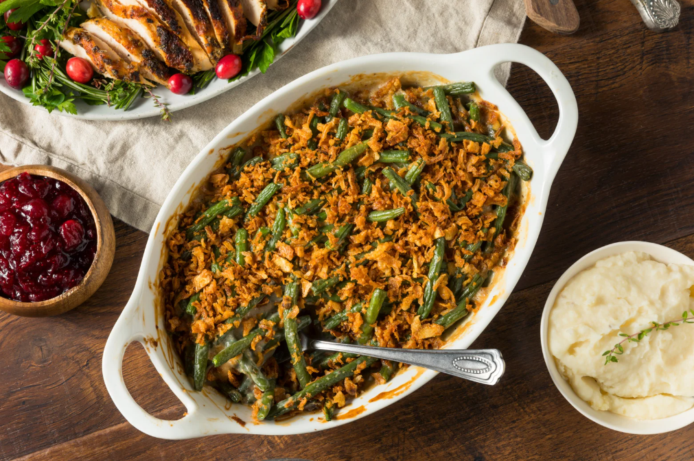 Healthy Green Bean Casserole (Fresh & Creamy)