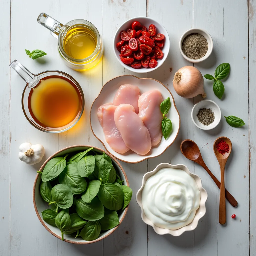 Healthy Marry Me Chicken (One-Pan 30-Minute Meal) ingredients