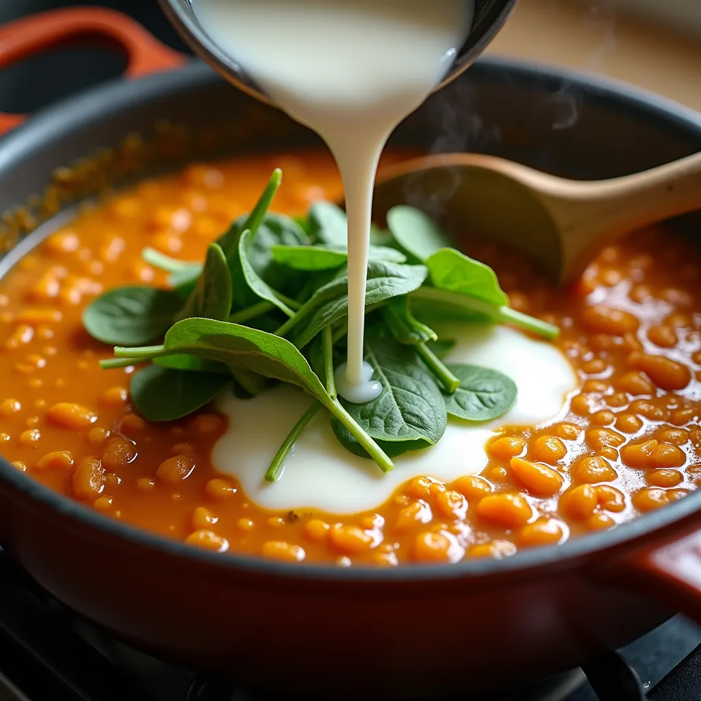 Healthy Red Lentil Dahl (Easy 20-Minute Meal) processing