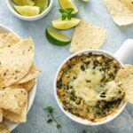 Healthy Spinach Artichoke Dip (Creamy & Cheesy)