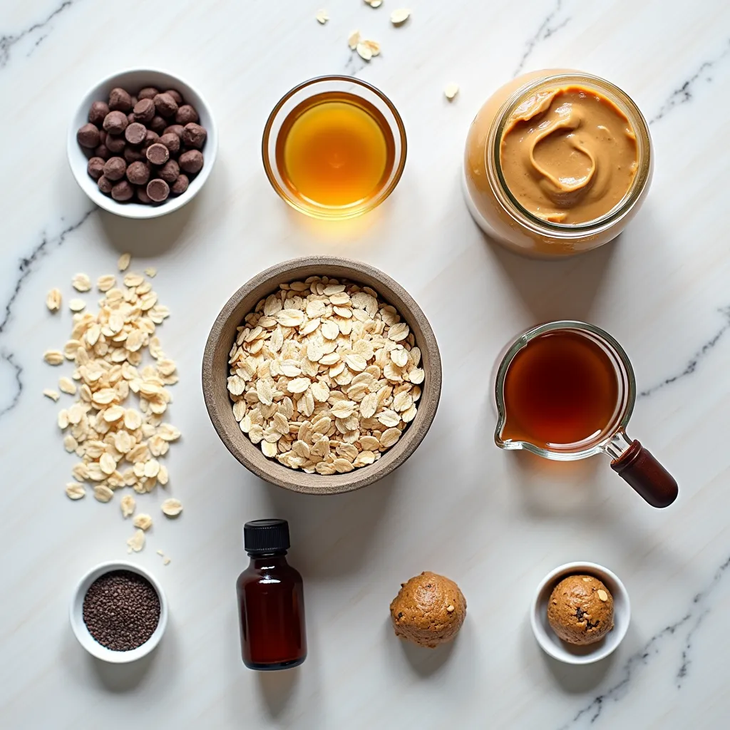 No-Bake Peanut Butter Energy Bites (3-Ingredient Recipe) ingredients