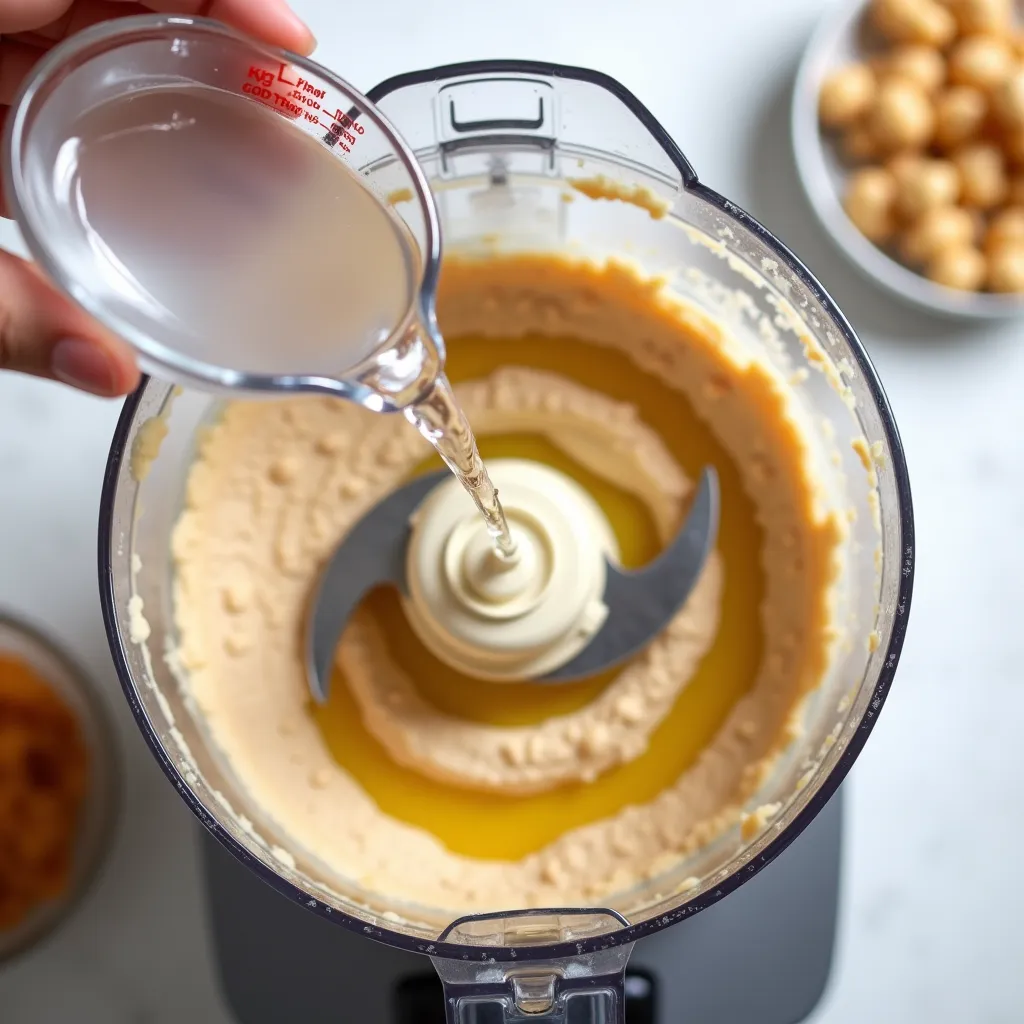 The Best Creamy Hummus (Easy 5-Minute Recipe) processing