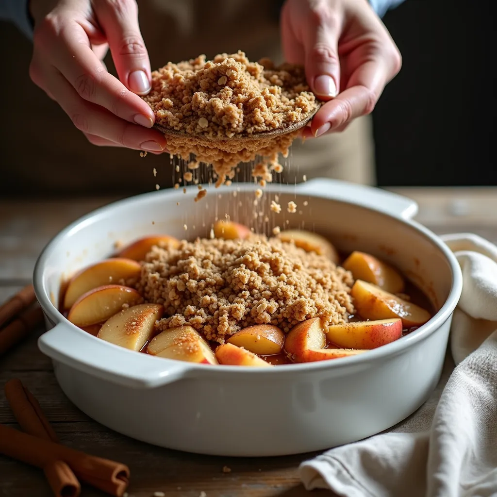 The Best Healthy Apple Crumble Recipe (processing)