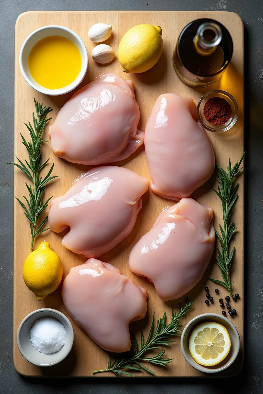 baked chicken thighs ingredients