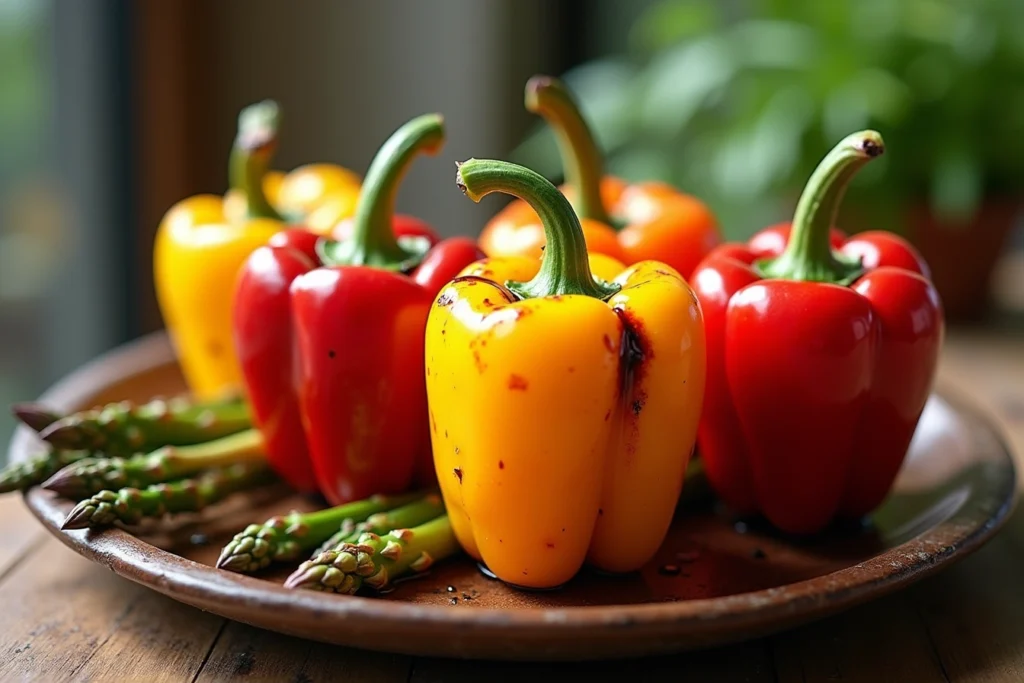 grilled peppers and asparagus recipe