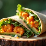 buffalo cauliflower chickpea wraps recipe
