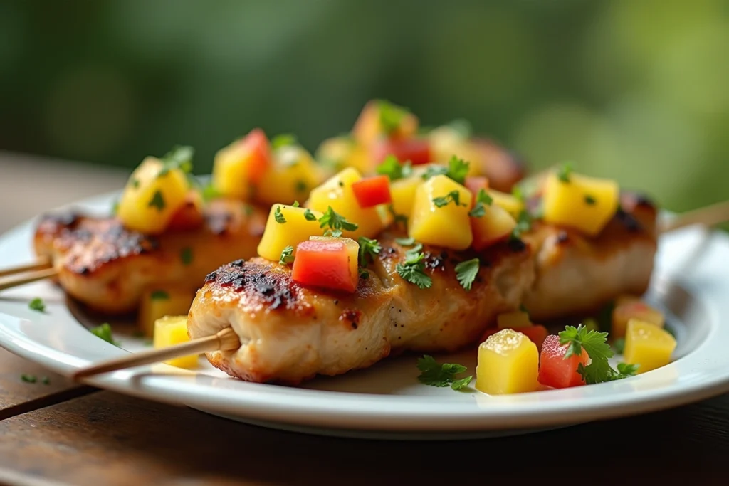 cilantro lime chicken skewers recipe