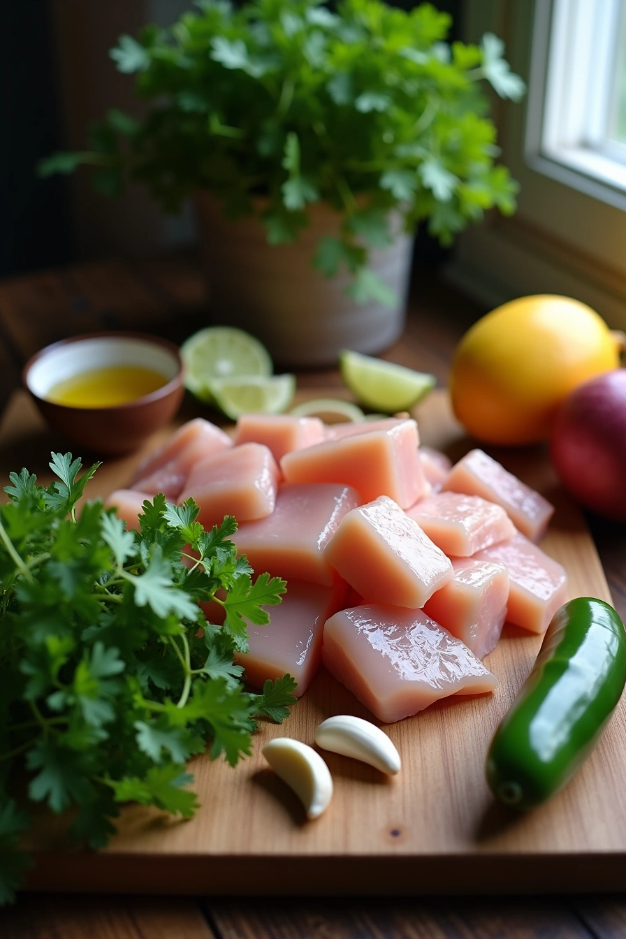 cilantro lime chicken skewers ingredients