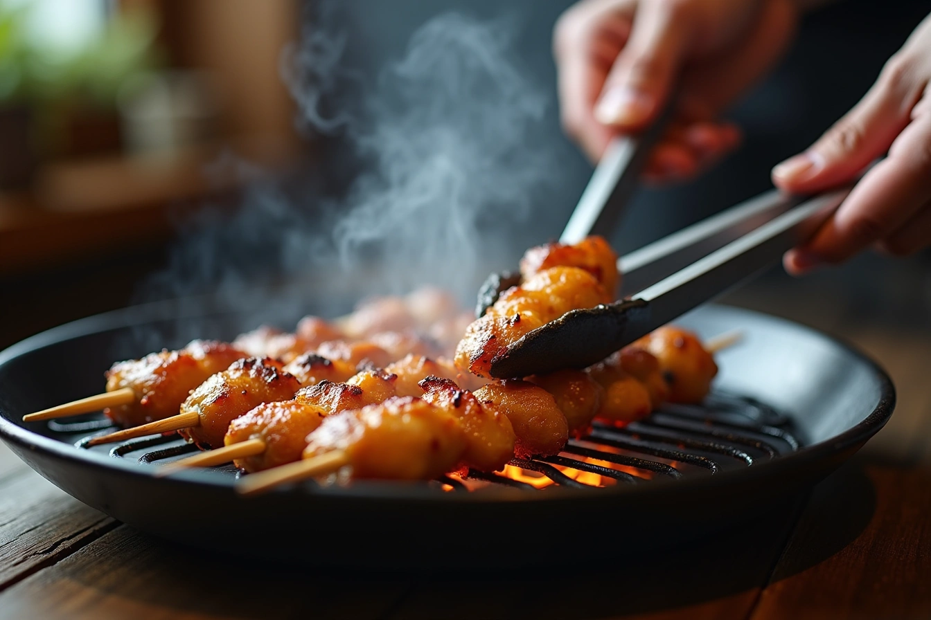 cilantro lime chicken skewers step by step