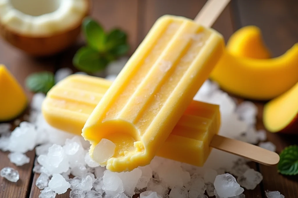 coconut mango popsicles recipe
