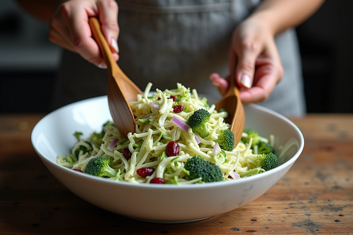 broccoli slaw recipe step by step