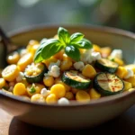 grilled corn zucchini salad recipe