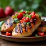 strawberry balsamic chicken thighs recipe