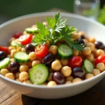 cucumber chickpea salad recipe