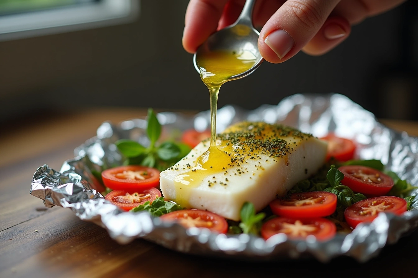 garlic herb cod step by step