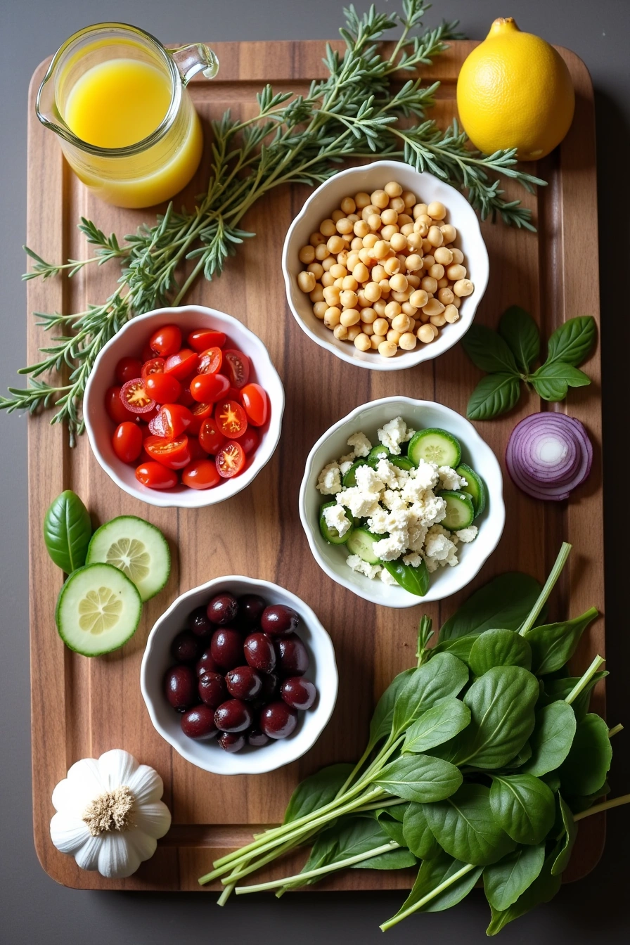 mediterranean orzo salad ingredients