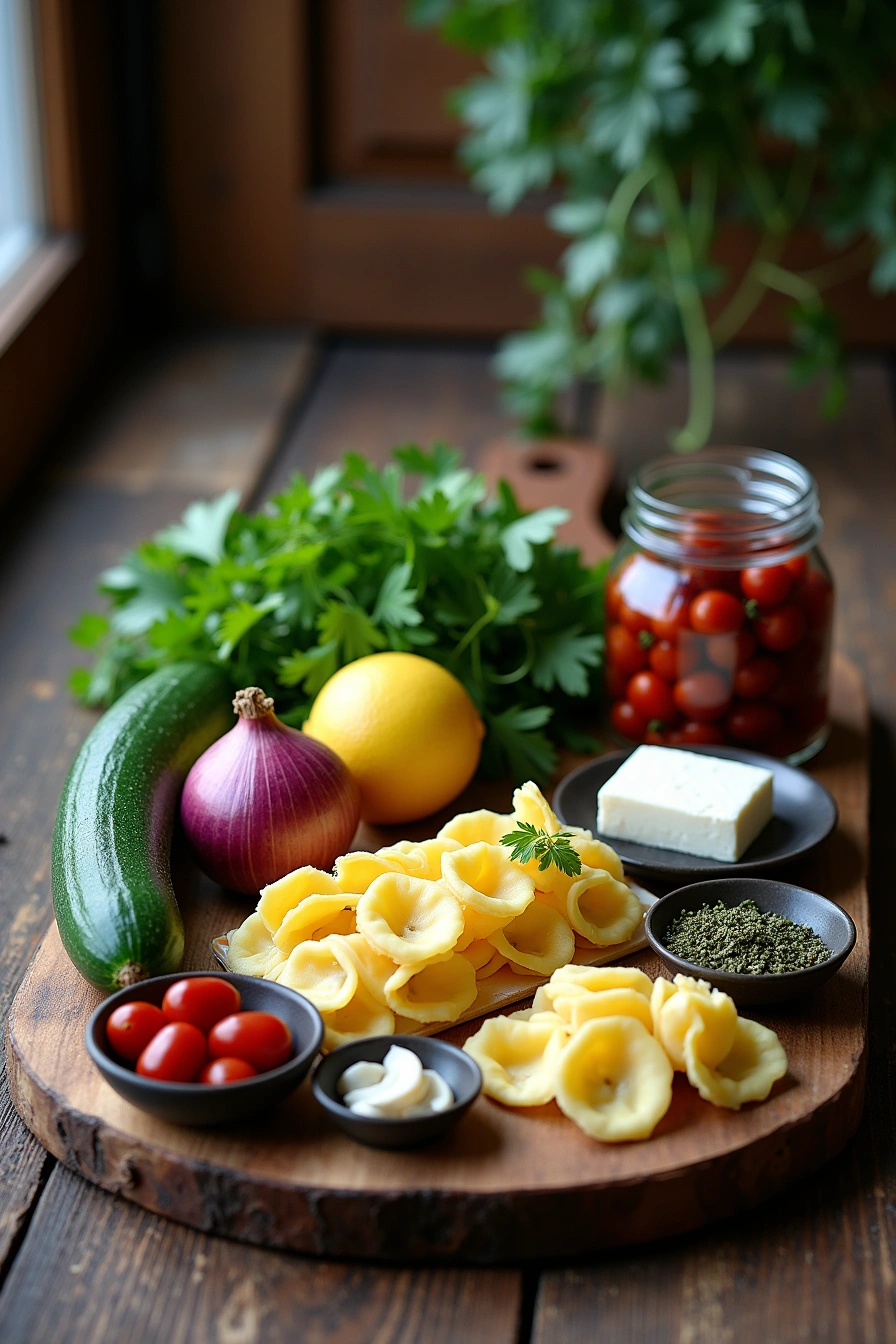 mediterranean tortellini salad ingredients