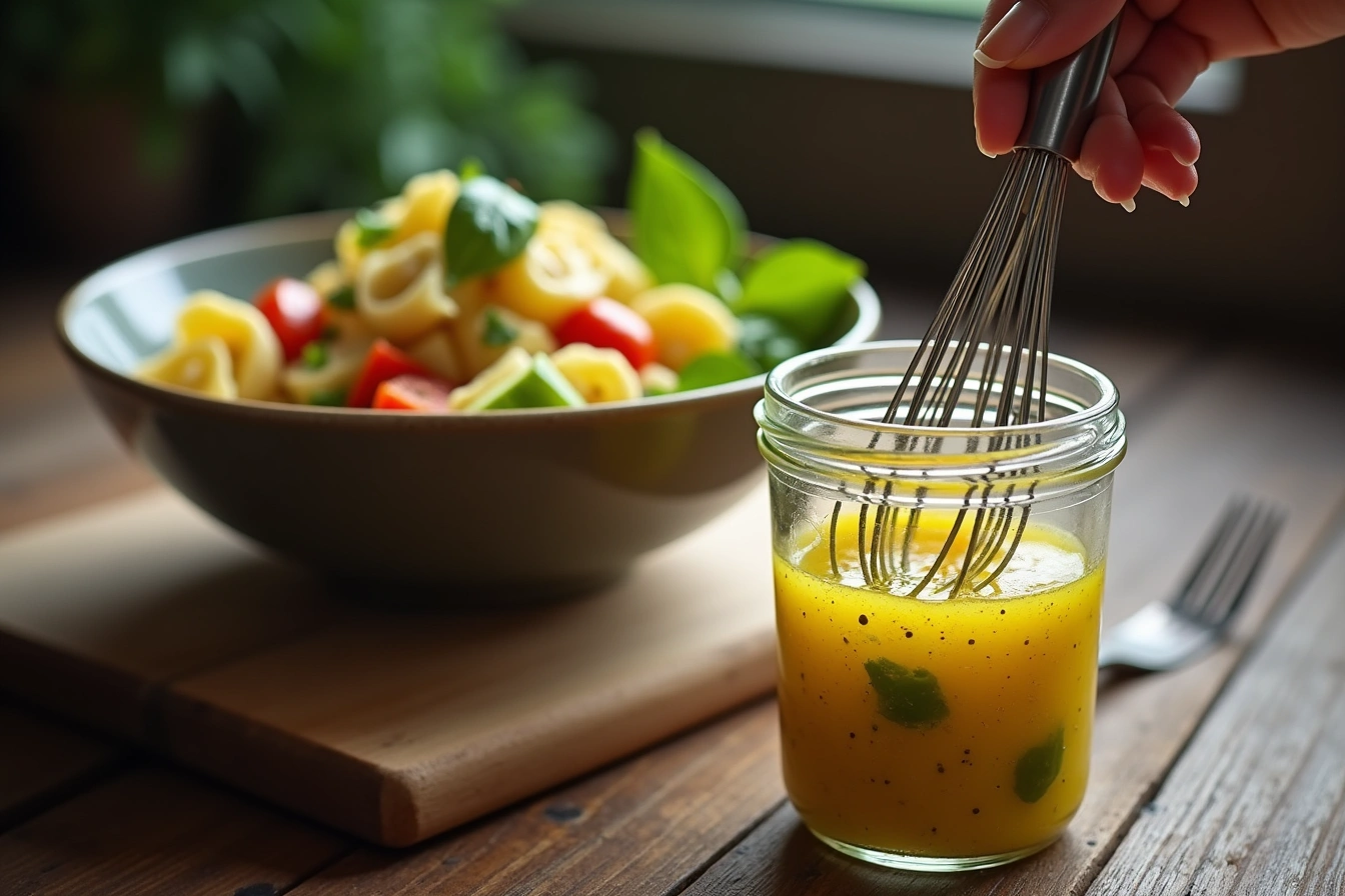 mediterranean tortellini salad step by step