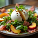 peach burrata salad recipe
