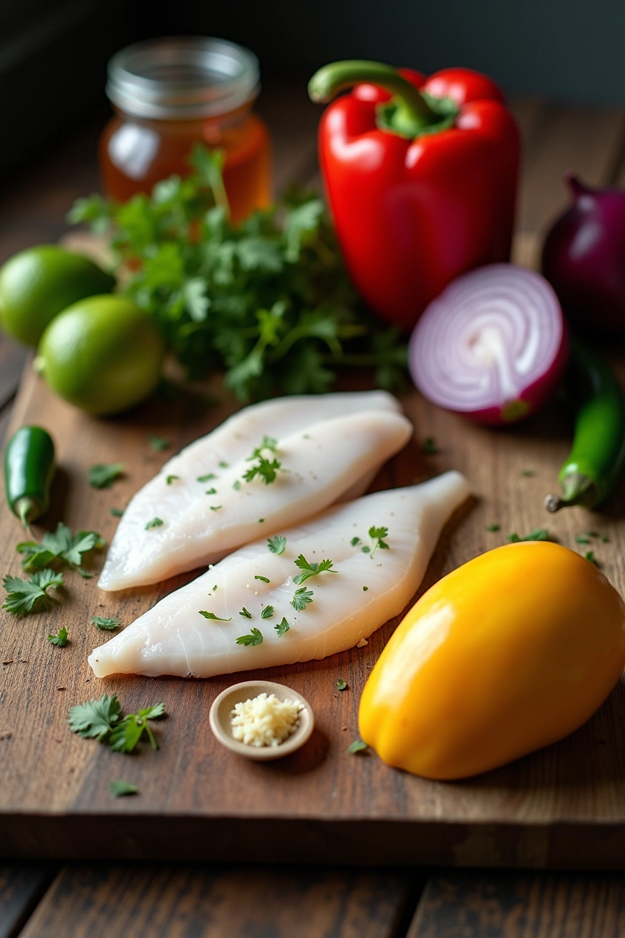 honey lime cod ingredients
