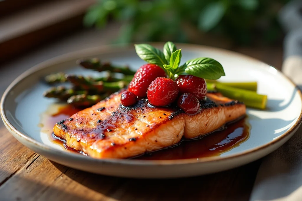 strawberry balsamic salmon recipe