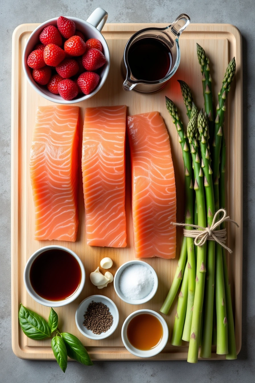 strawberry balsamic salmon ingredients