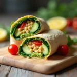 chickpea avocado wraps recipe