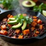 sweet potato black bean skillet recipe