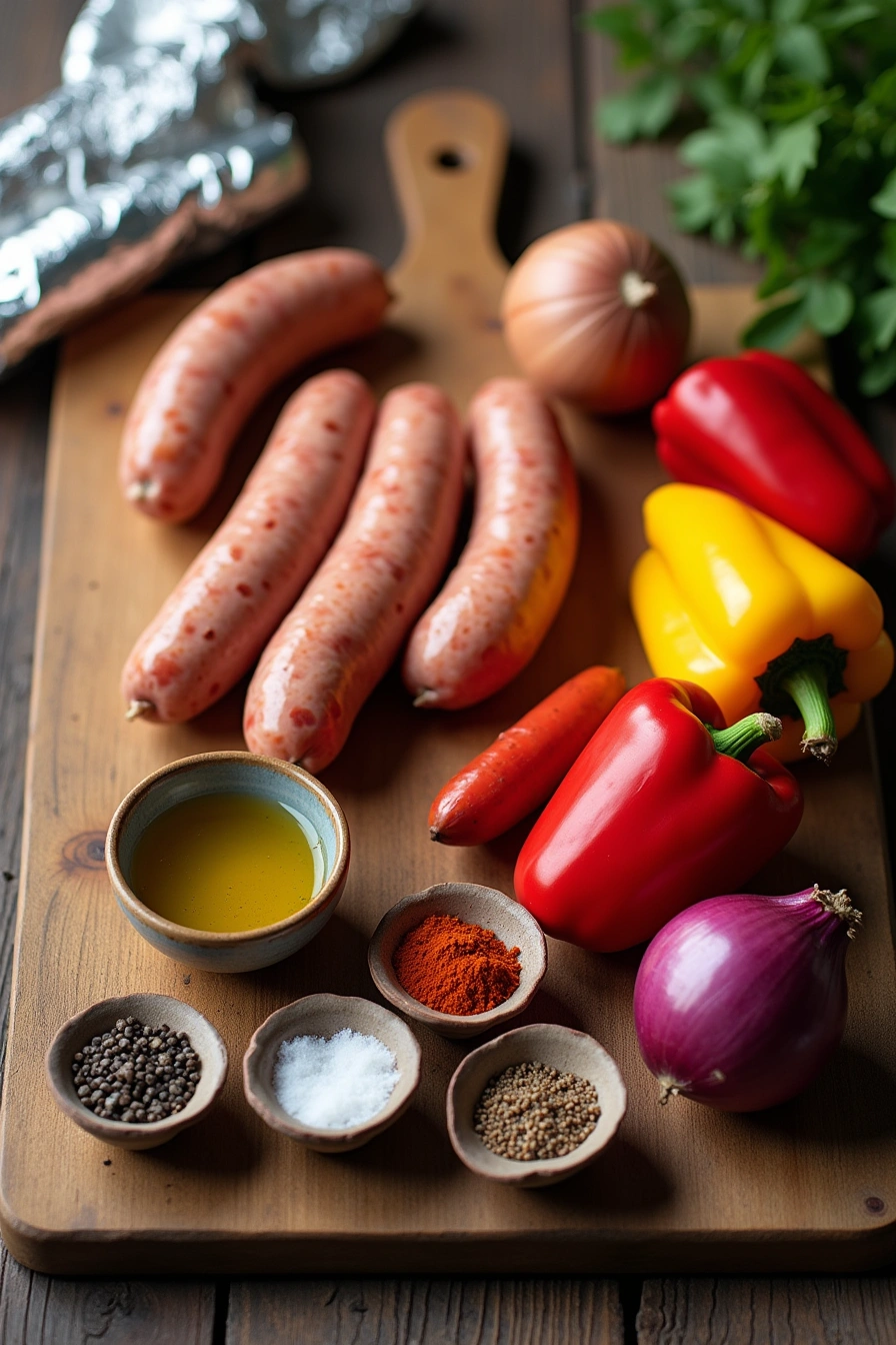 chicken sausage foil packs ingredients