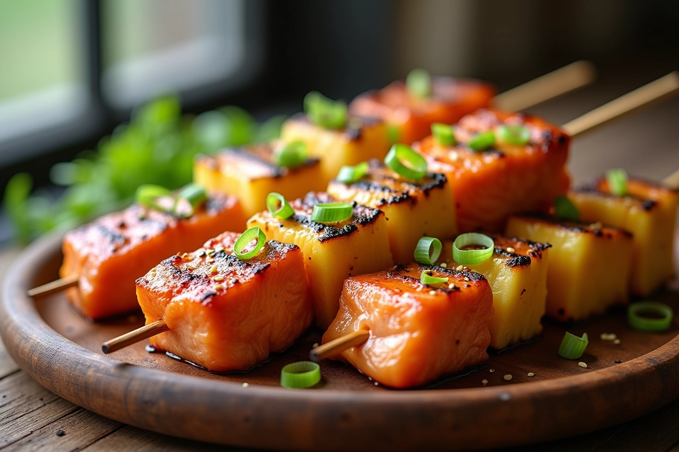 teriyaki salmon kabobs recipe
