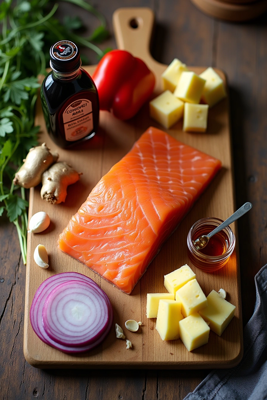 teriyaki salmon kabobs ingredients