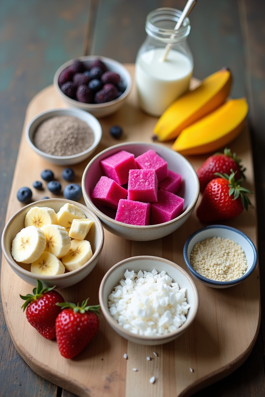dragon fruit smoothie bowl ingredients