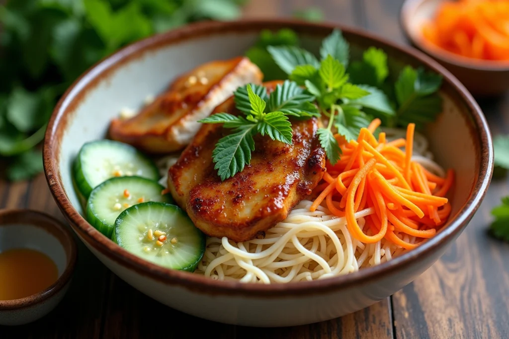 lemongrass chicken bowls recipe