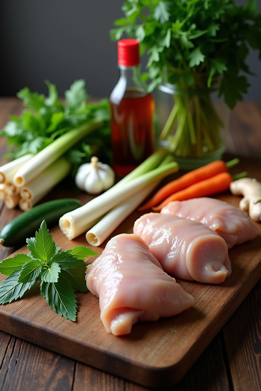 lemongrass chicken bowls ingredients