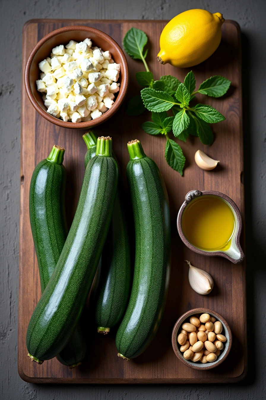 zucchini ribbon salad ingredients